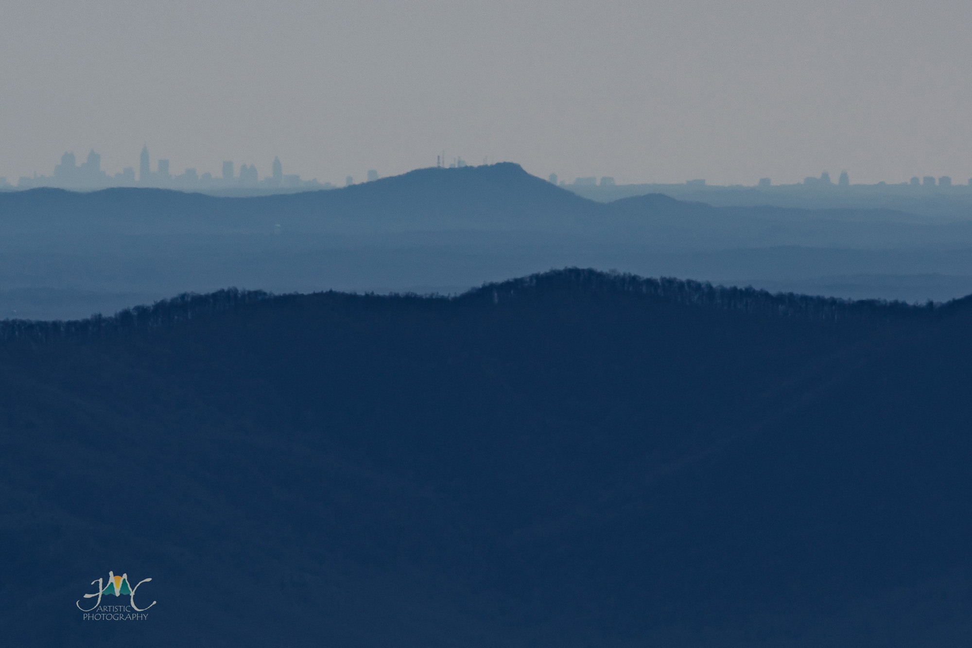 View of Atlanta from Brasstown Bald. Photo by JMC Artistic Photography