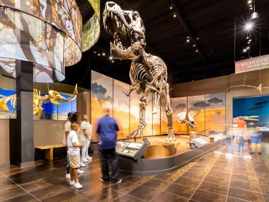 Family at Tellus Science Museum in Cartersville, Georgia