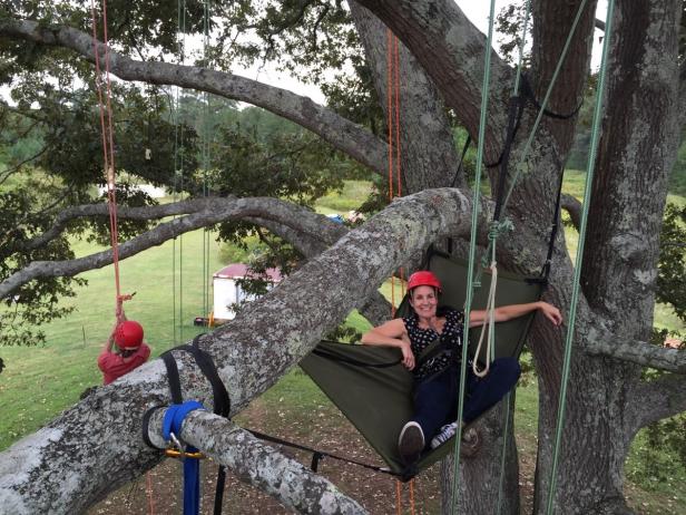Tree climbing at Panola Mountain State Park