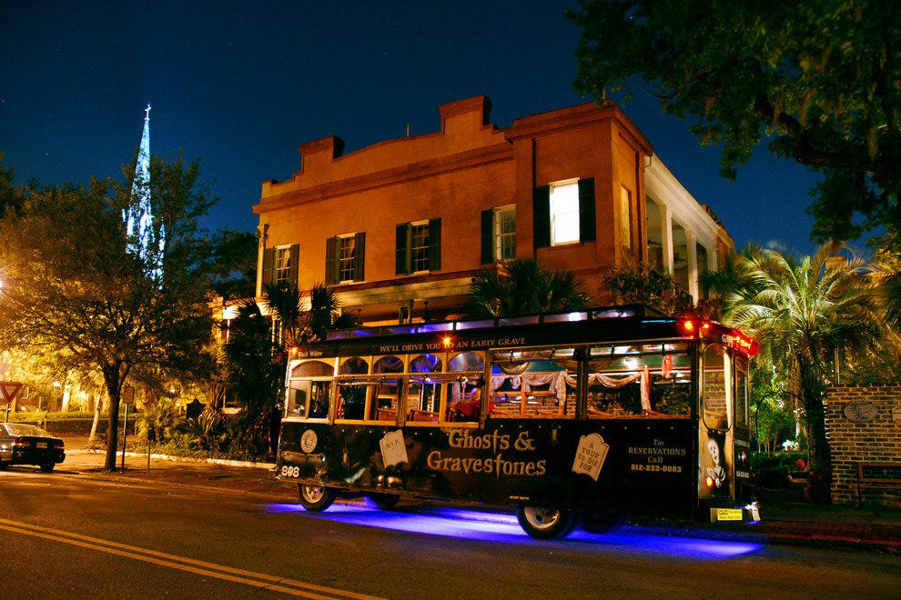 haunted trolley tours in savannah