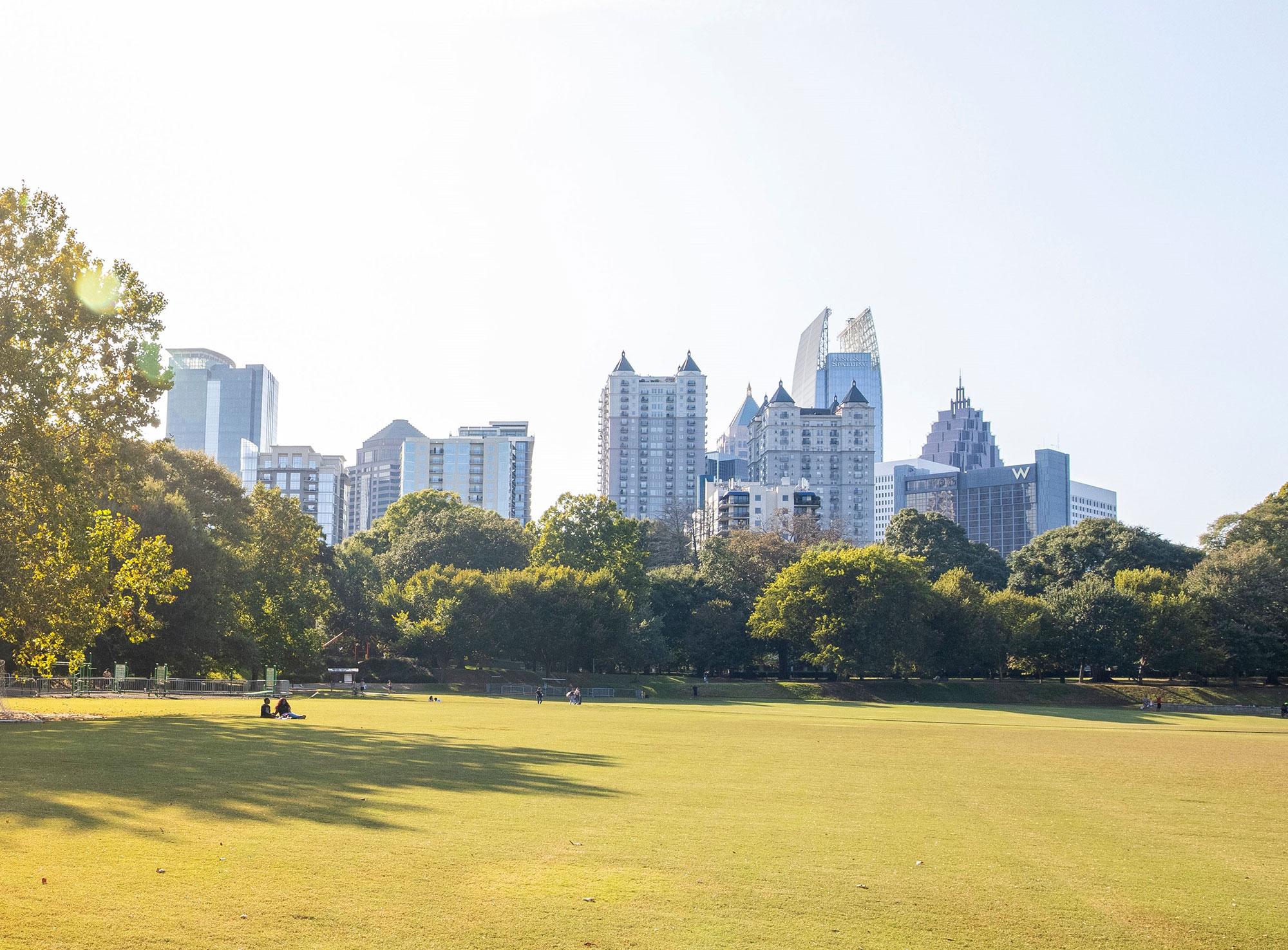 Piedmont Park in Atlanta, Georgia. Photo by @benjamingalland