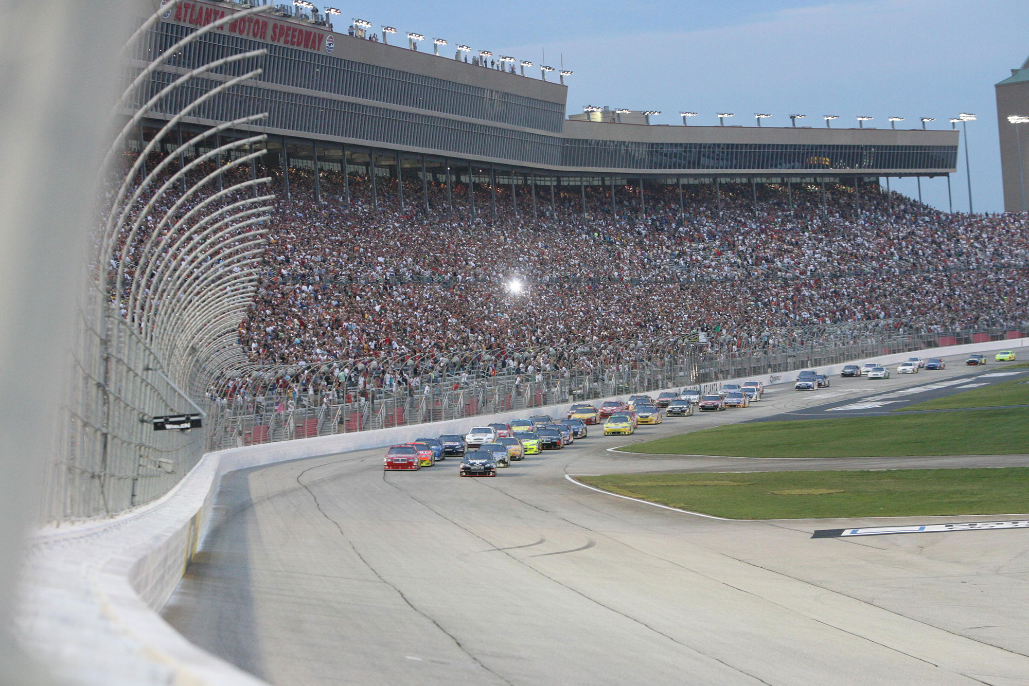 NASCAR race at Atlanta Motor Speedway in Hampton, Georgia