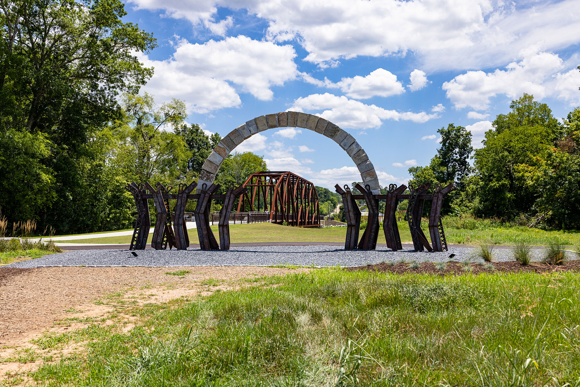 Rogers Bridge in Johns Creek, Georgia