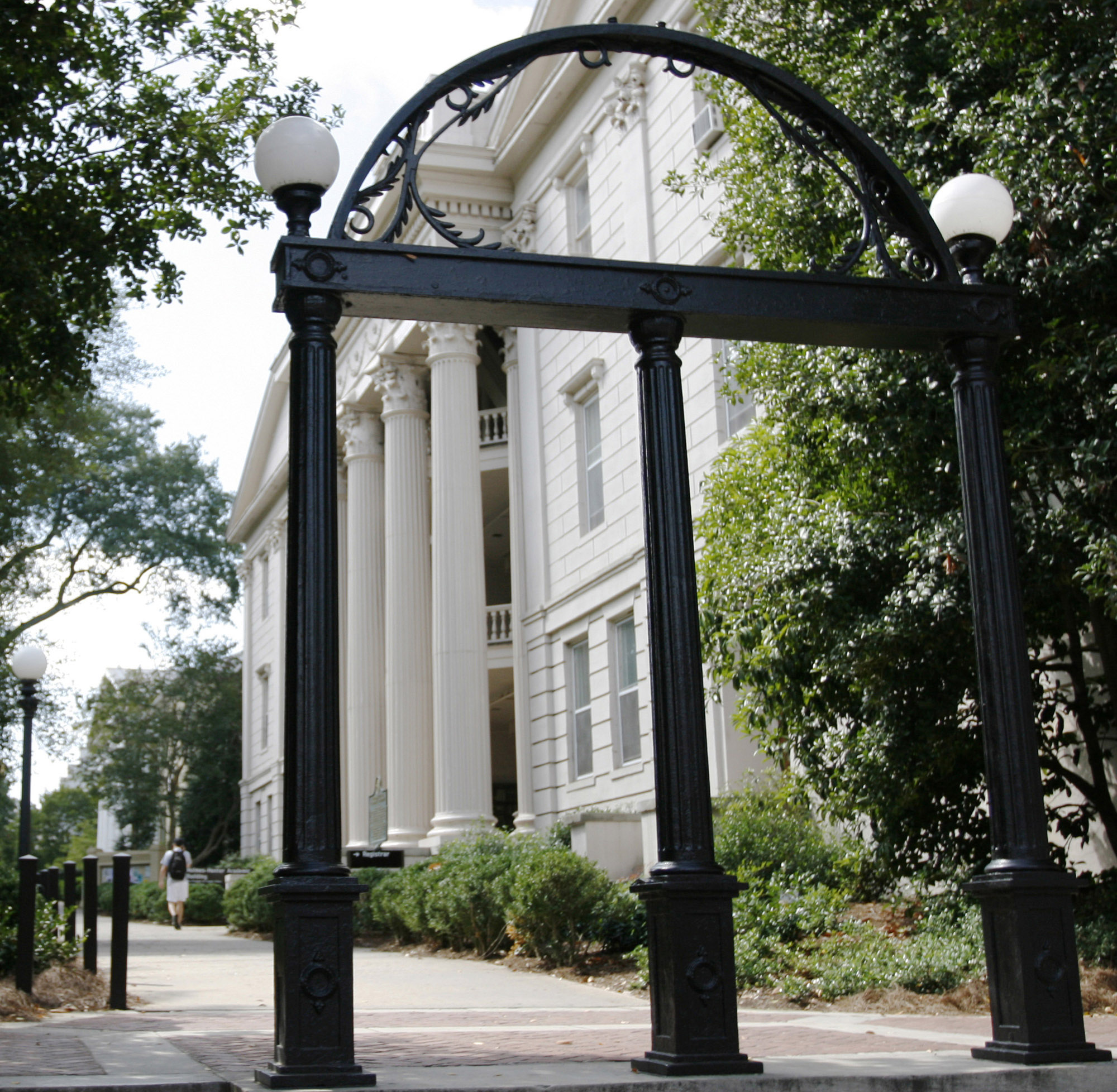 Present day UGA Arch in Athens, Georgia