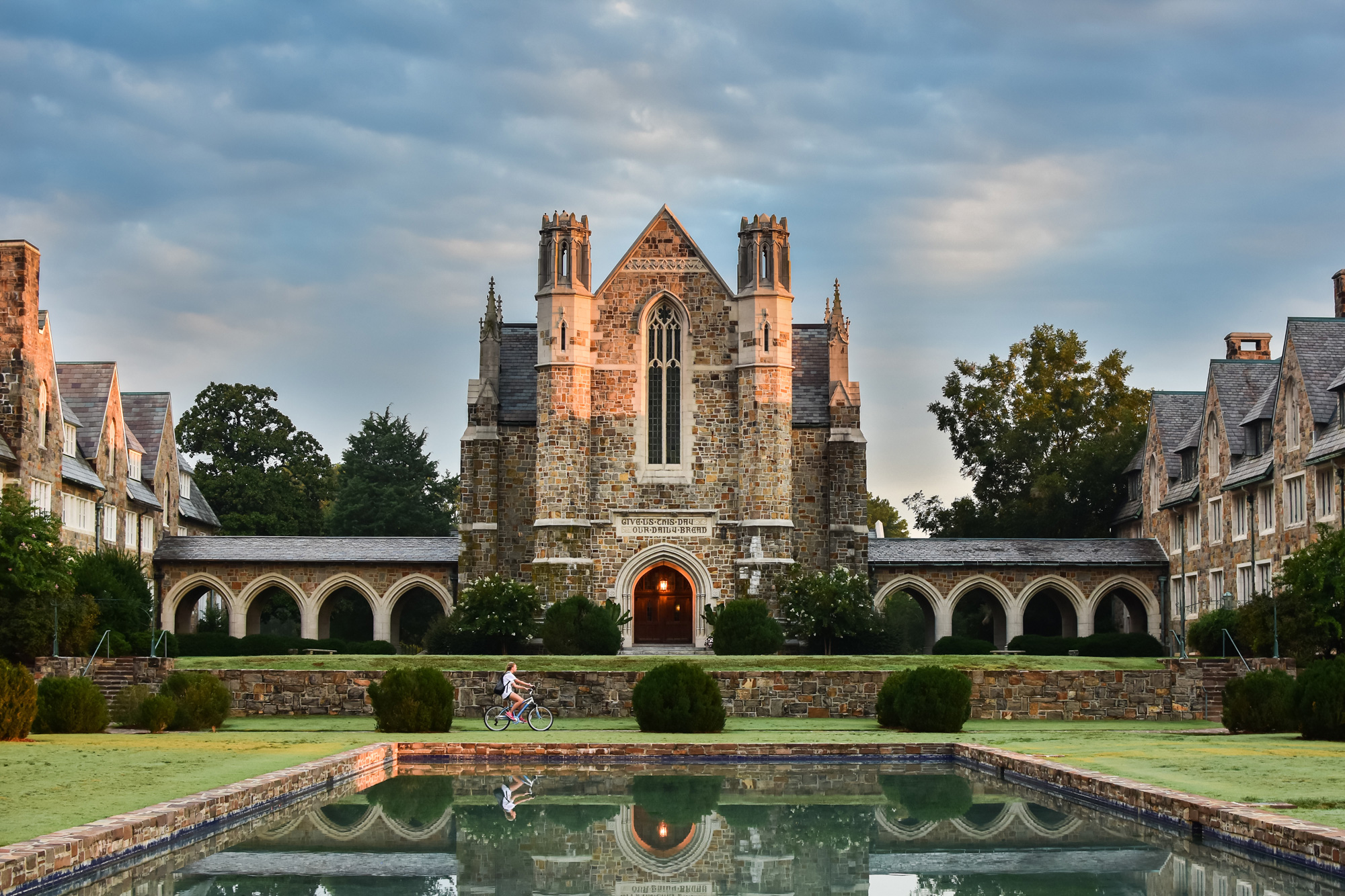 Biking at Berry College in Rome, Georgia. Photo by @lookout_photo
