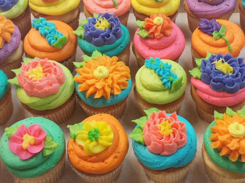 Cupcakes at Mi-Lady Bakery in Tifton, Georgia