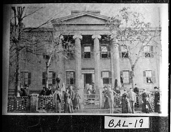 Old Governor's Mansion in Milledgeville, Georgia, 1880