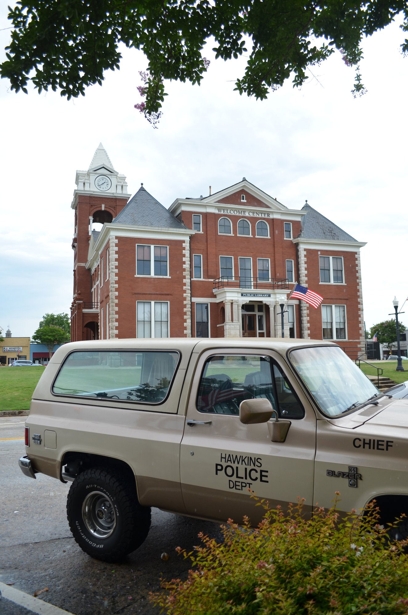 Hawkins police car in Jackson, Georgia
