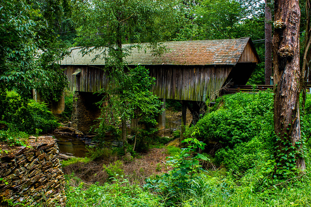 Concord Covered Bridge. Photo by Barbara Gaddis via Flickr.