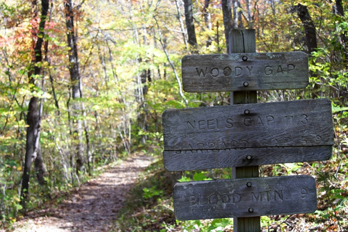 Blood Mountain sign via Shutterstock