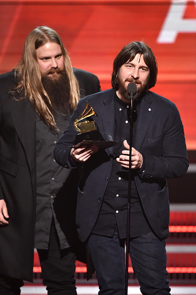 Chris Stapleton and Dave Cobb at the 2016 GRAMMY Awards. Photo by Kevin Winter/Getty Images