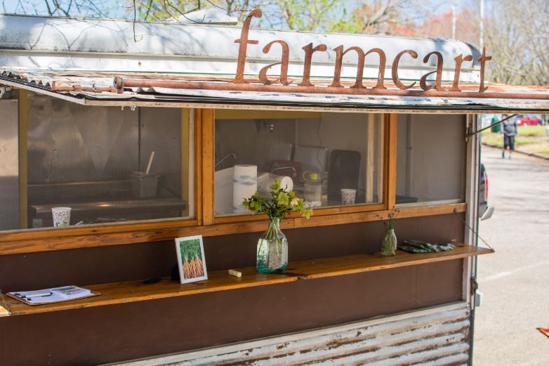 Farmcart at the Athens Farmers Market. Photo courtesy of Matt Kordsmeier.
