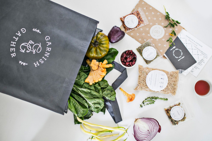 Garnish & Gather cook-at-home meal kits