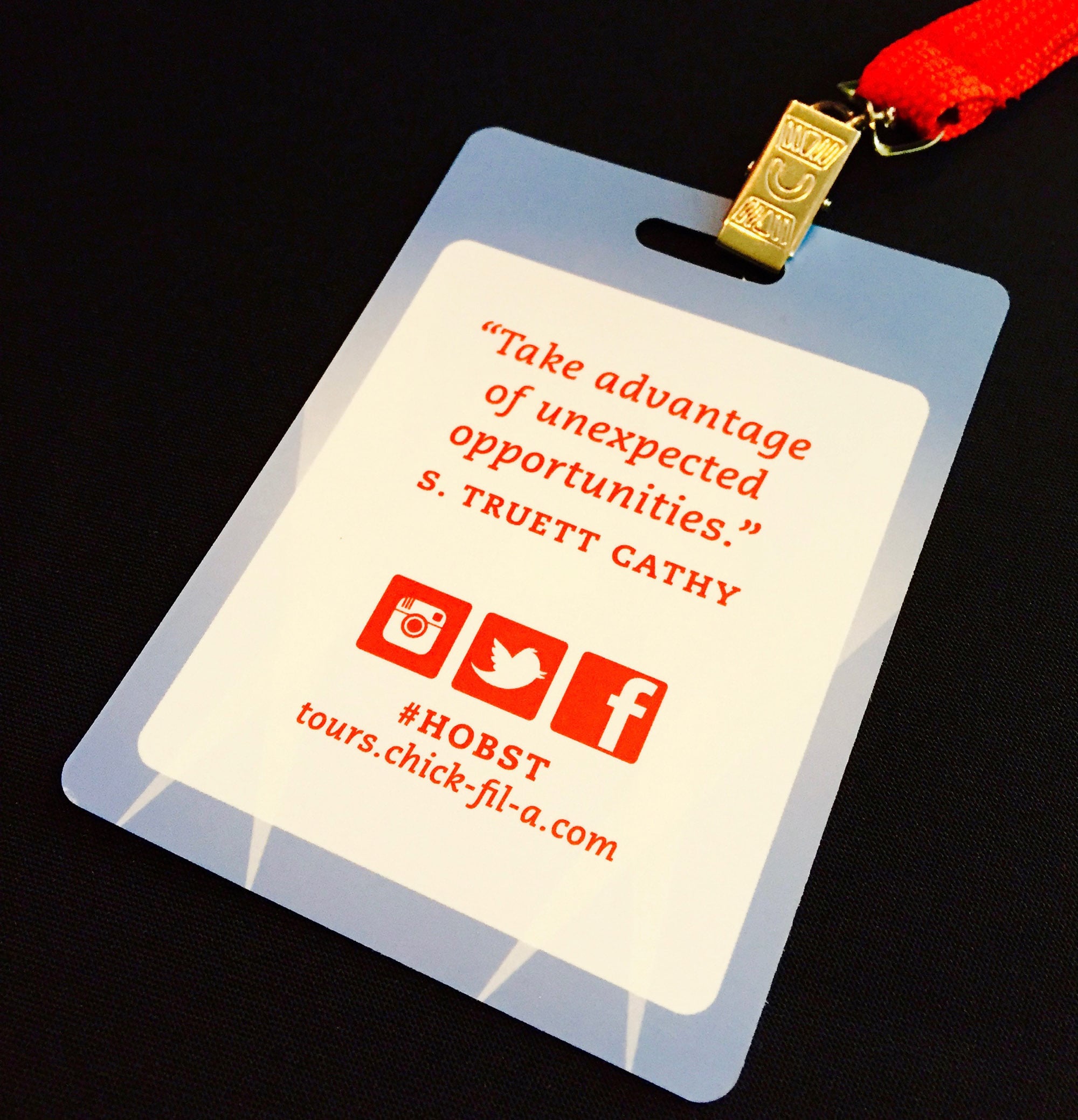 Chick-fil-A Home Office Backstage Pass