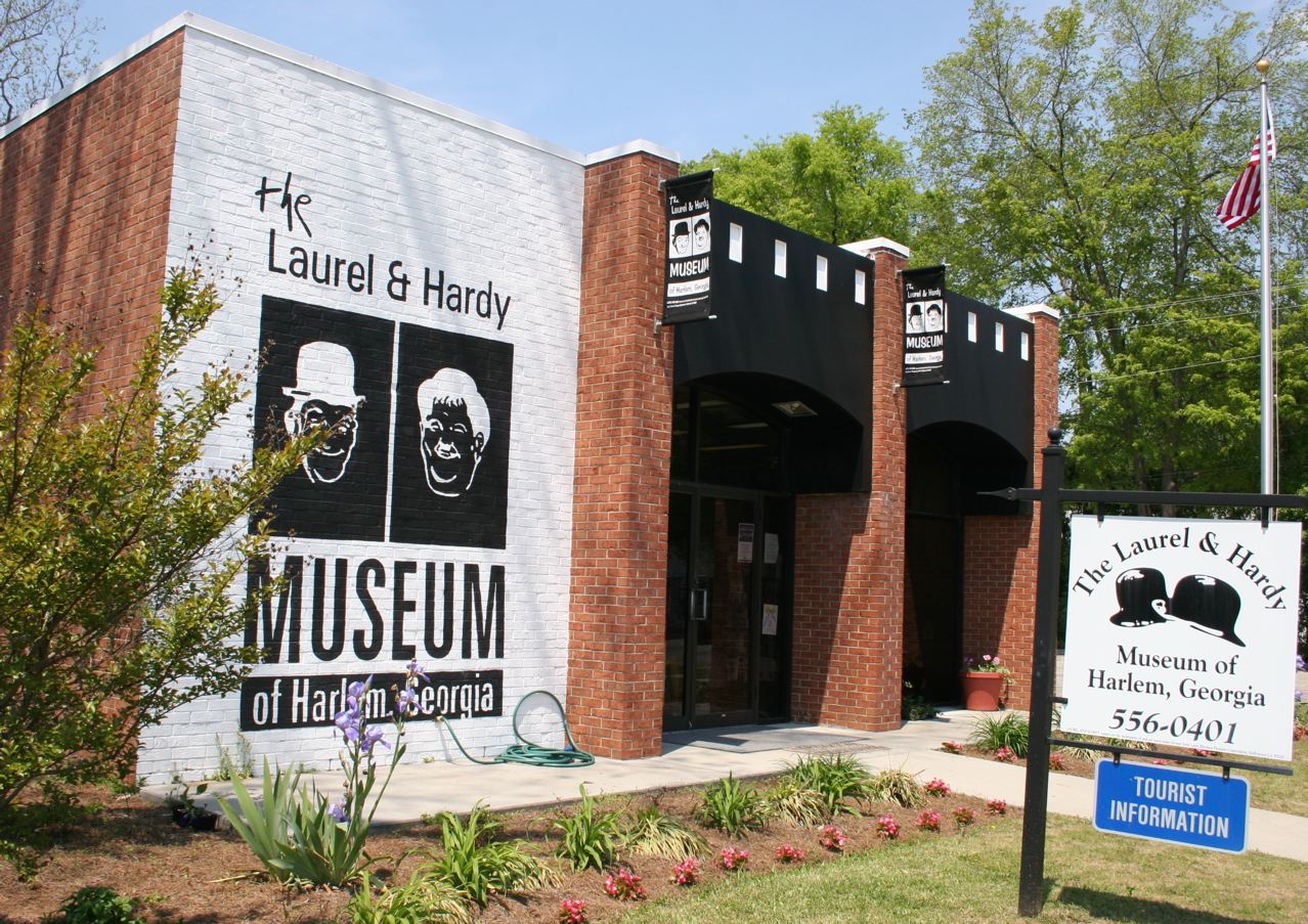 The Laurel & Hardy Museum located in Harlem, Georgia