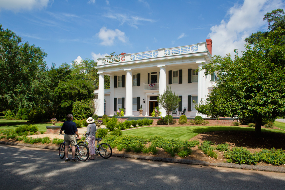 Bike through beautiful Madison, Ga., on the Antebellum Trail.