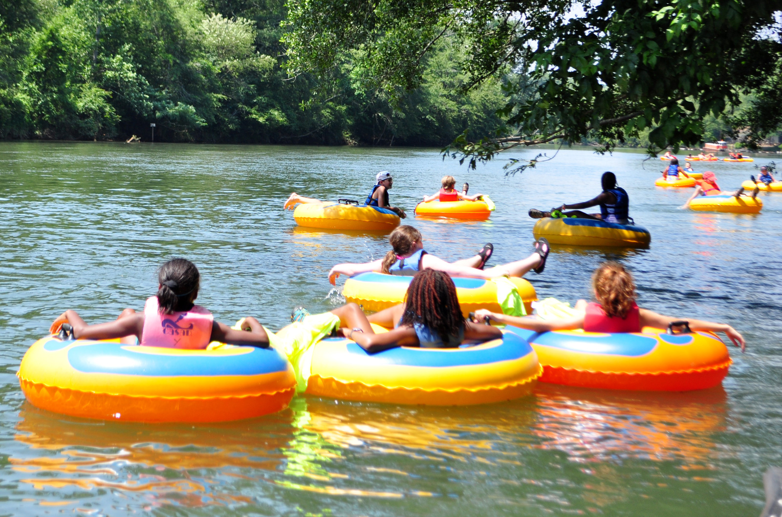 Floating on the Chattahoochee River is a summertime tradition. Photo: Shoot the Hooch, Roswell.