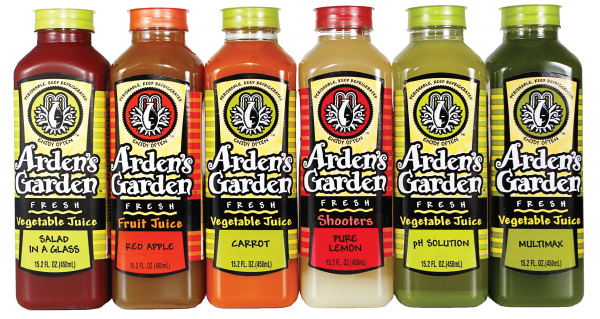 Arden's Garden's freshly squeezed juices