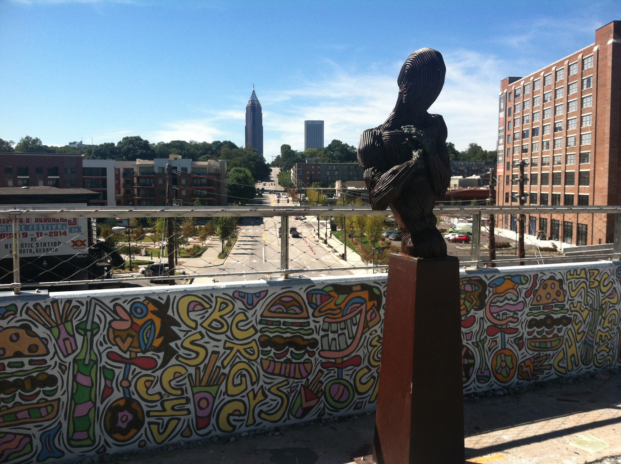 art on the Atlanta BeltLine art on the Atlanta BeltLine
