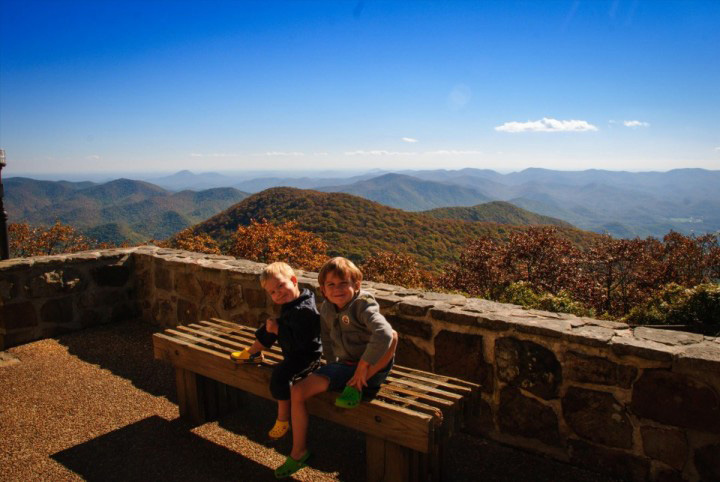 Atop Brasstown Bald near Blairsville, Georgia. Photo by Lesli Peterson