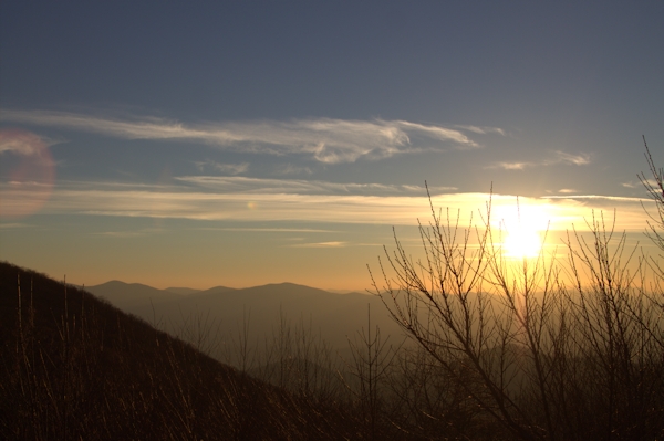 Sunset from Brasstown Bald
