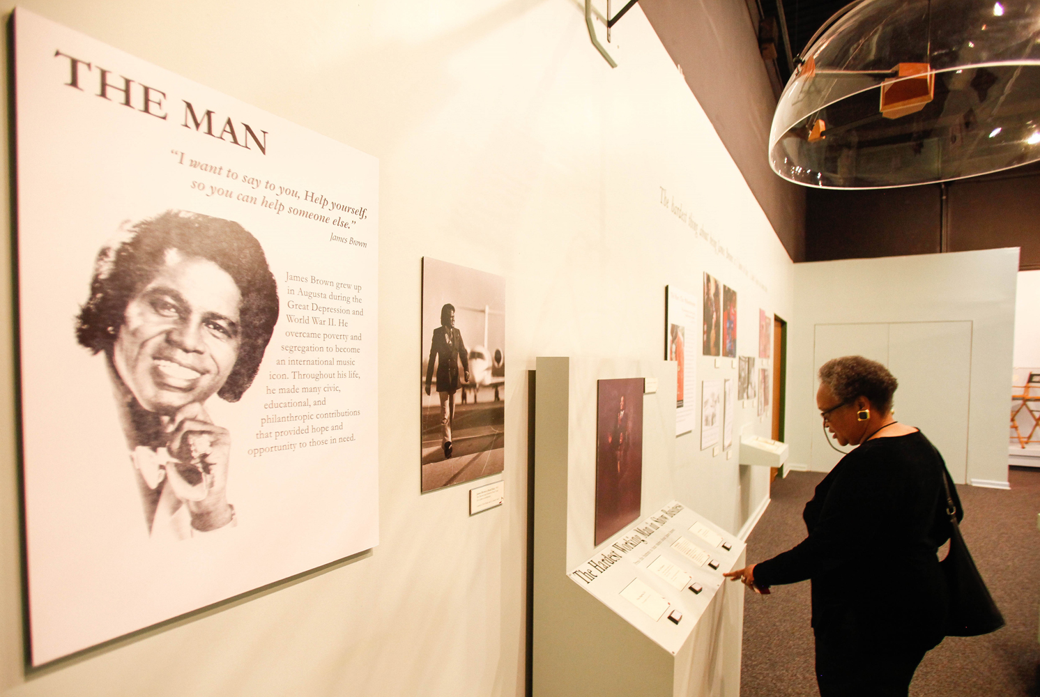 The Godfather of Soul: Mr. James Brown exhibit at the Augusta Museum of History