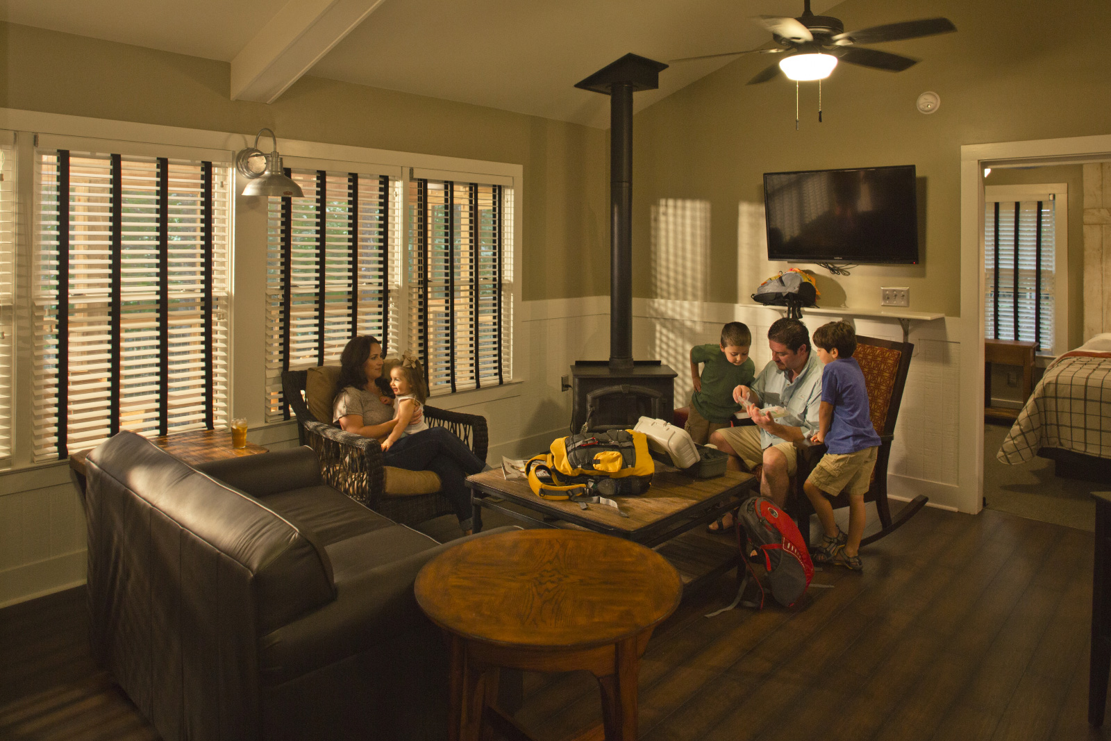 Stay in a cabin at Fort Mountain State Park in Chatsworth, Georgia
