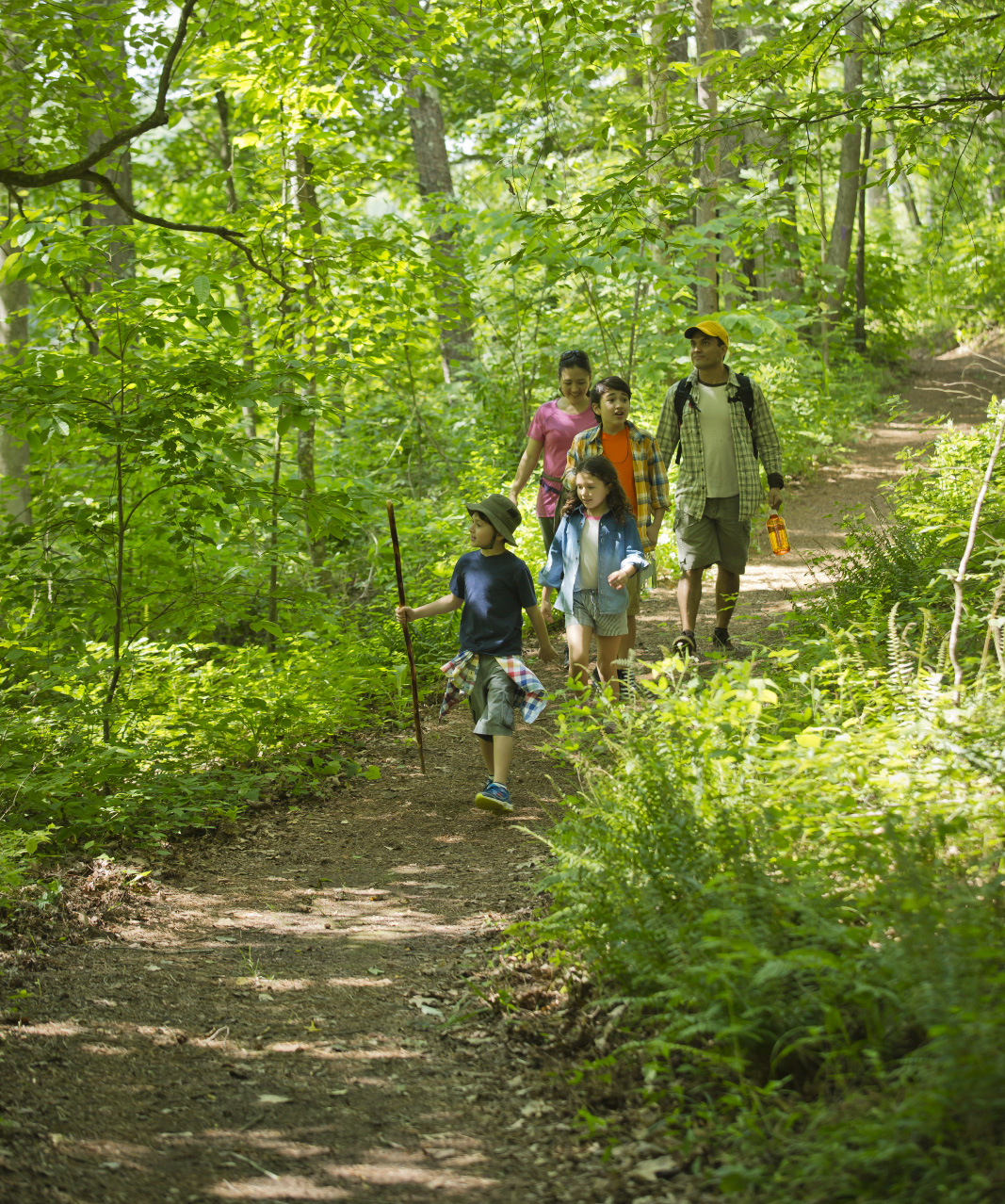 Hiking at James H. (Sloppy) Floyd State Park