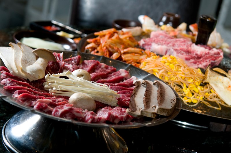 Korean barbecue at Honey Pig, Duluth