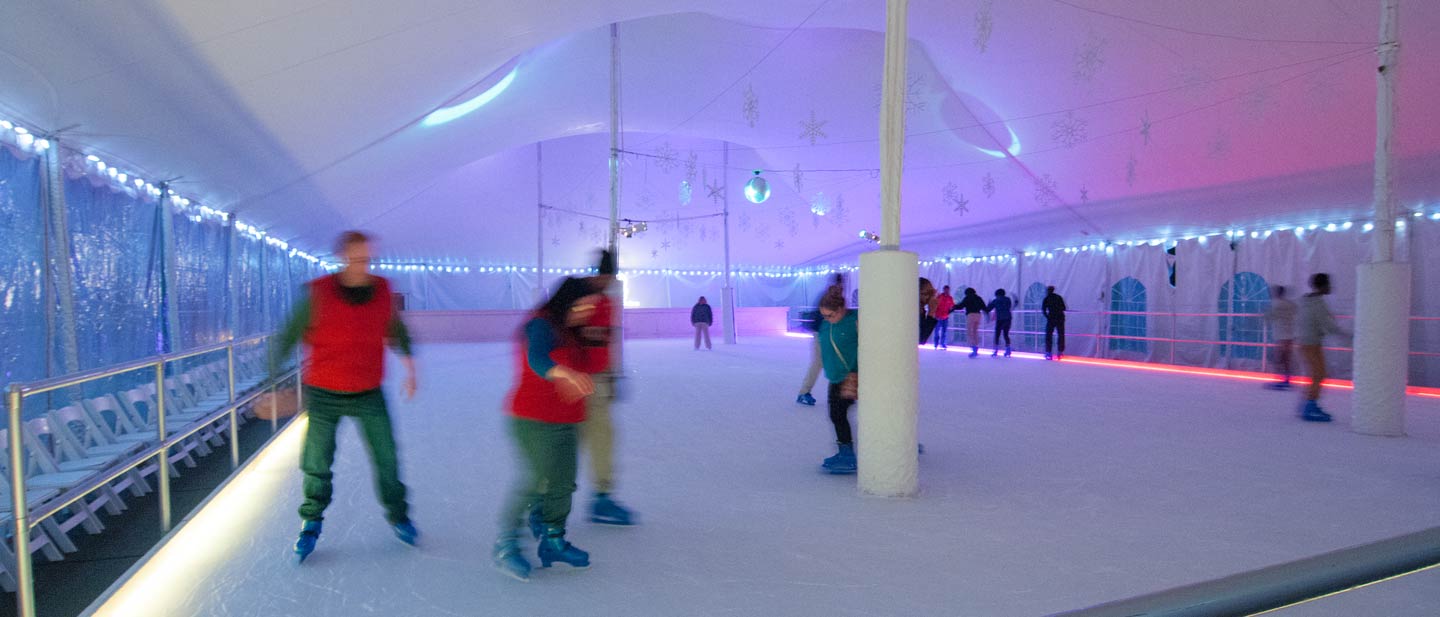 Ice skating at The Ritz-Carlton Reynolds, Lake Oconee
