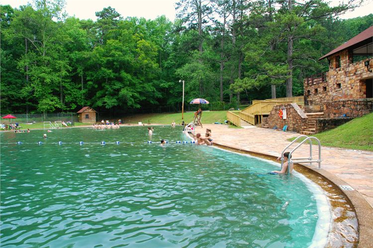Liberty Bell Pool at F. D. Roosevelt State Park in Pine Mountain, Georgia