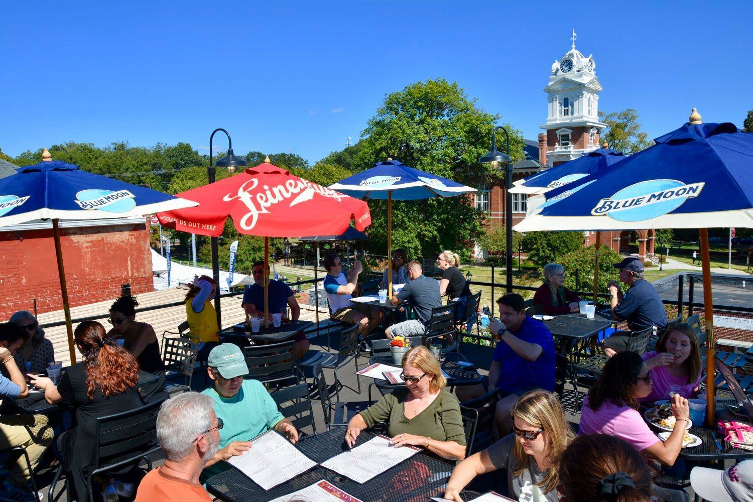 Rooftop dining at McCray's Tavern in Lawrenceville