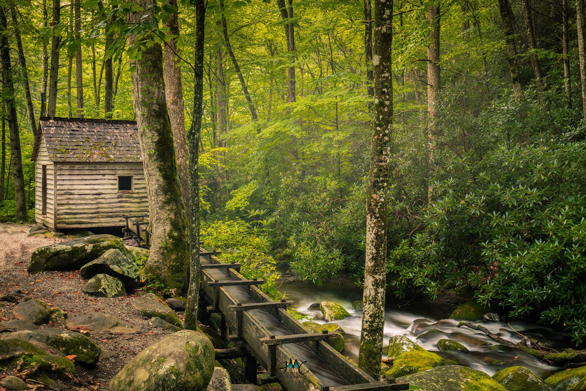 Old grist mill in northeast Georgia. Photo by JMC Artistic Photography