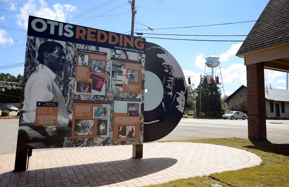 Otis Redding memorial in Gray, Georgia