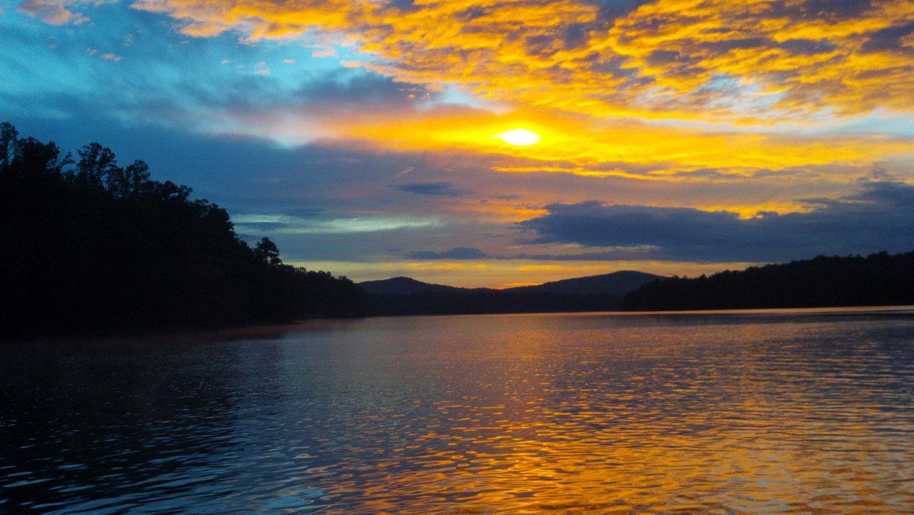 Lake Nottely in Blairsville, Georgia Lake Nottely in Blairsville, Georgia