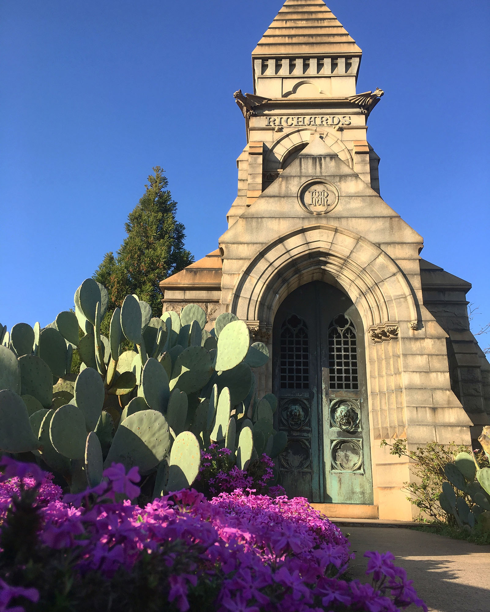 The mausoleum for Robert H. Richards, founder of the Atlanta National Bank