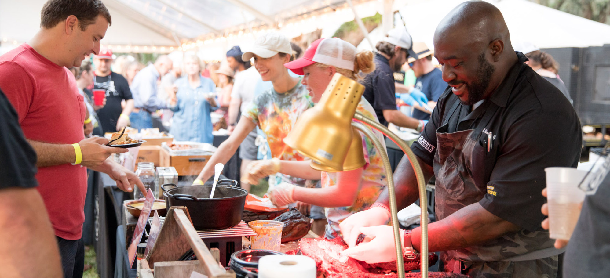 Sample Southern specialties at Sip & Savor Spring