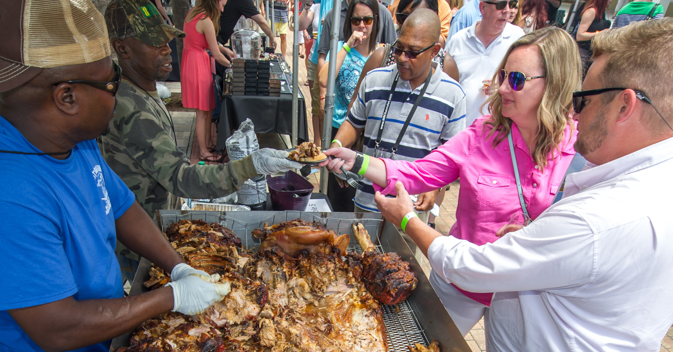 BBQ Alley at Sip & Savor Spring festival at Callaway Gardens