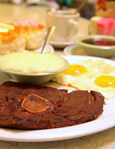 Southern breakfast at Silver Skillet, Atlanta