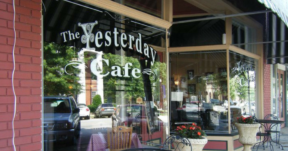 The Yesterday Cafe in Greensboro, Georgia