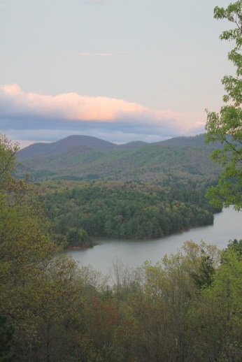 View from cabin.