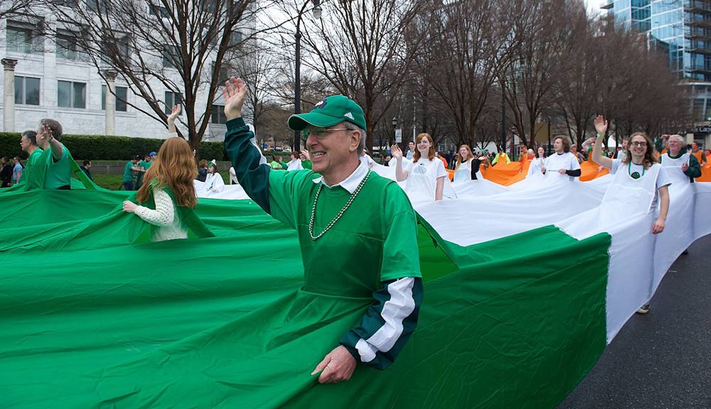 The World's Largest Irish Flag in Atlanta