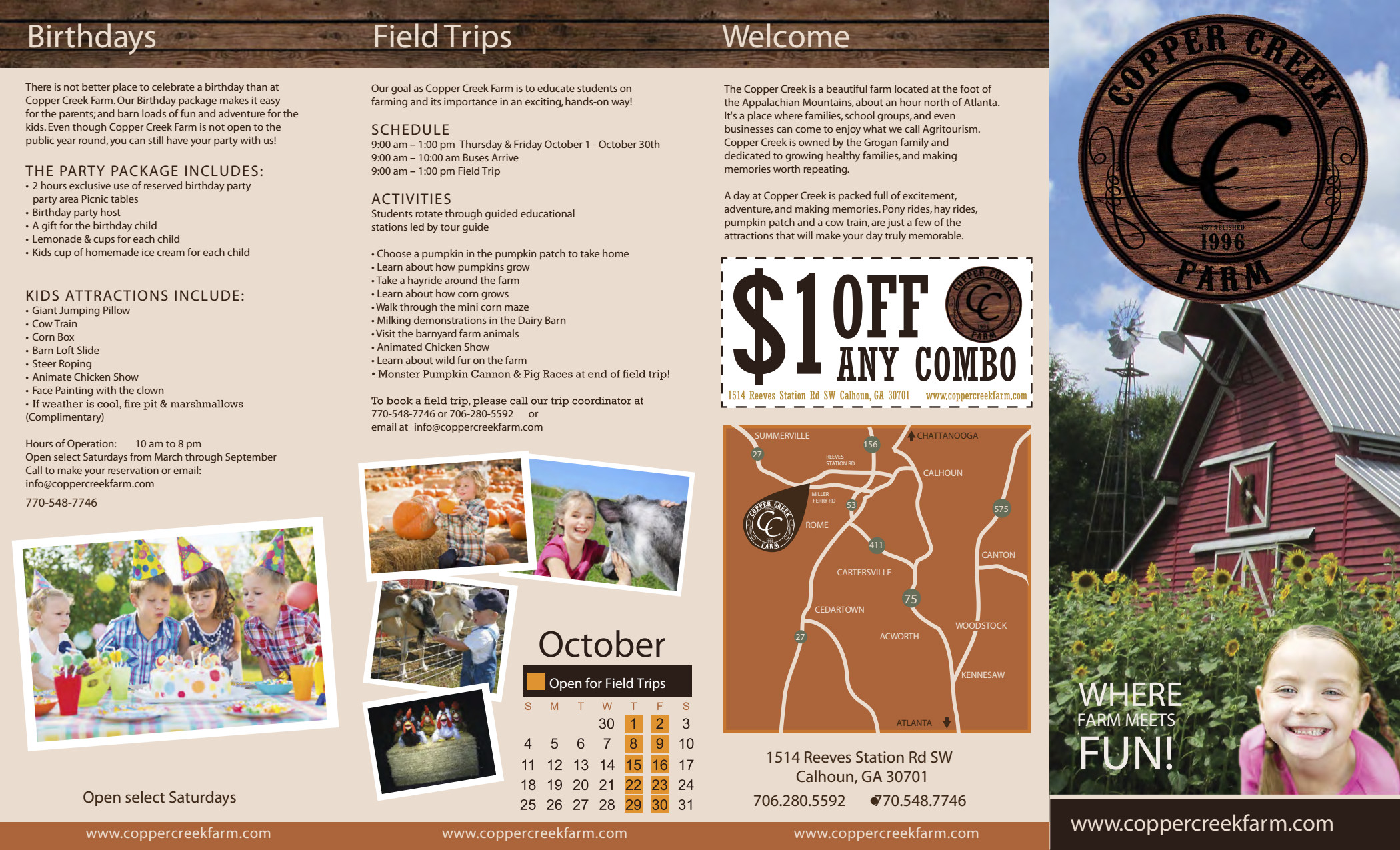 Copper Creek Farm Official Tourism & Travel Website Explore