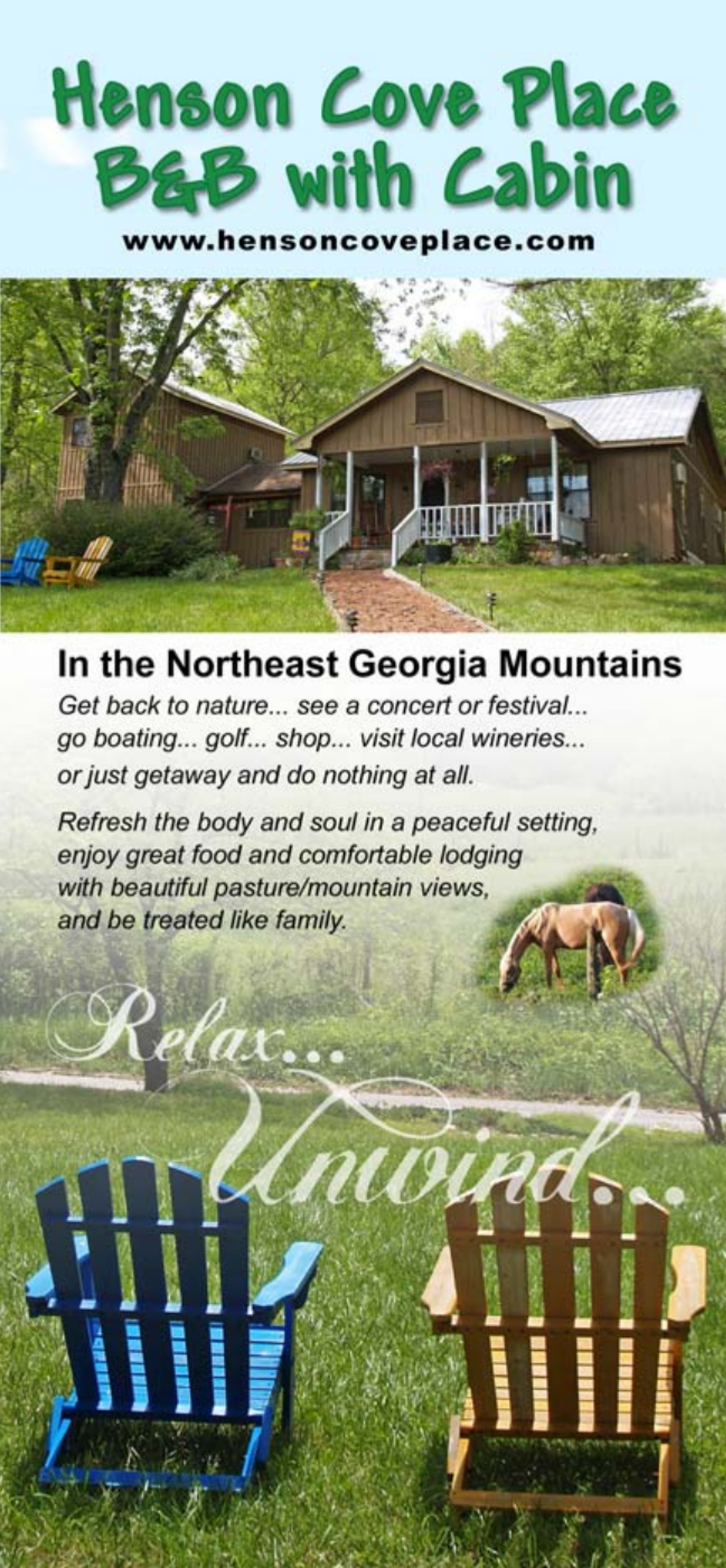 Henson Cove Place B&B Official Tourism & Travel site