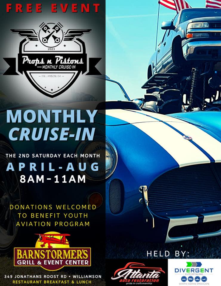 Barnstormer's Monthly Props n Pistons CruiseIn Official