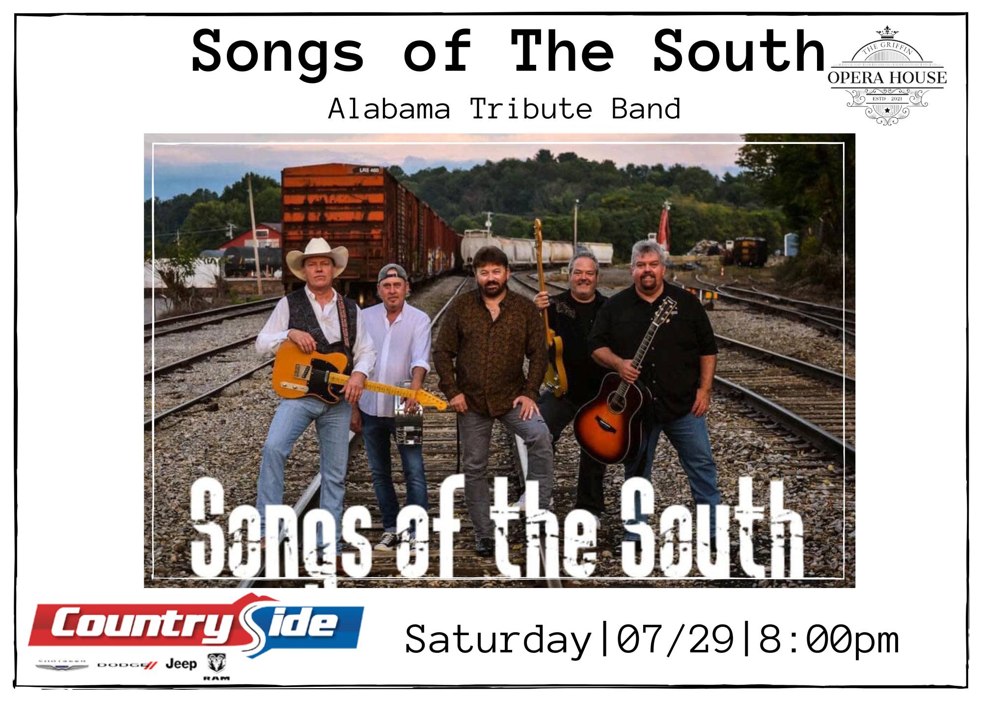 Songs of the South The Alabama Tribute Band Official
