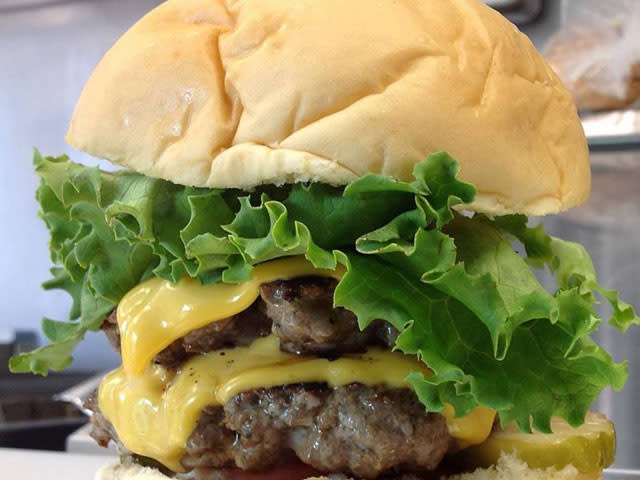 Hamburger at Grazing Here in Peachtree City, Georgia