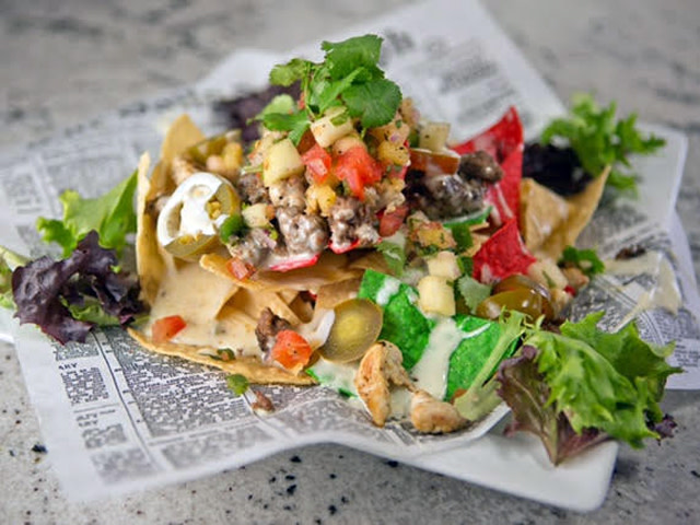 Nachos at Clarks' on Main in Clayton, Georgia