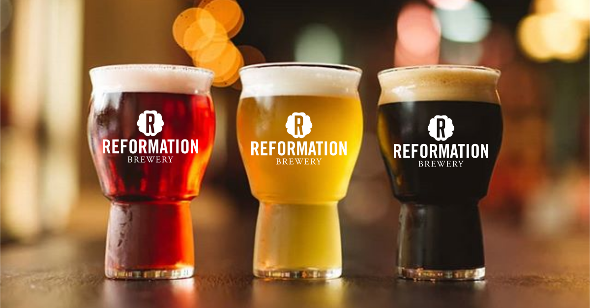 Beers at Reformation Brewery in Woodstock and Canton, Georgia