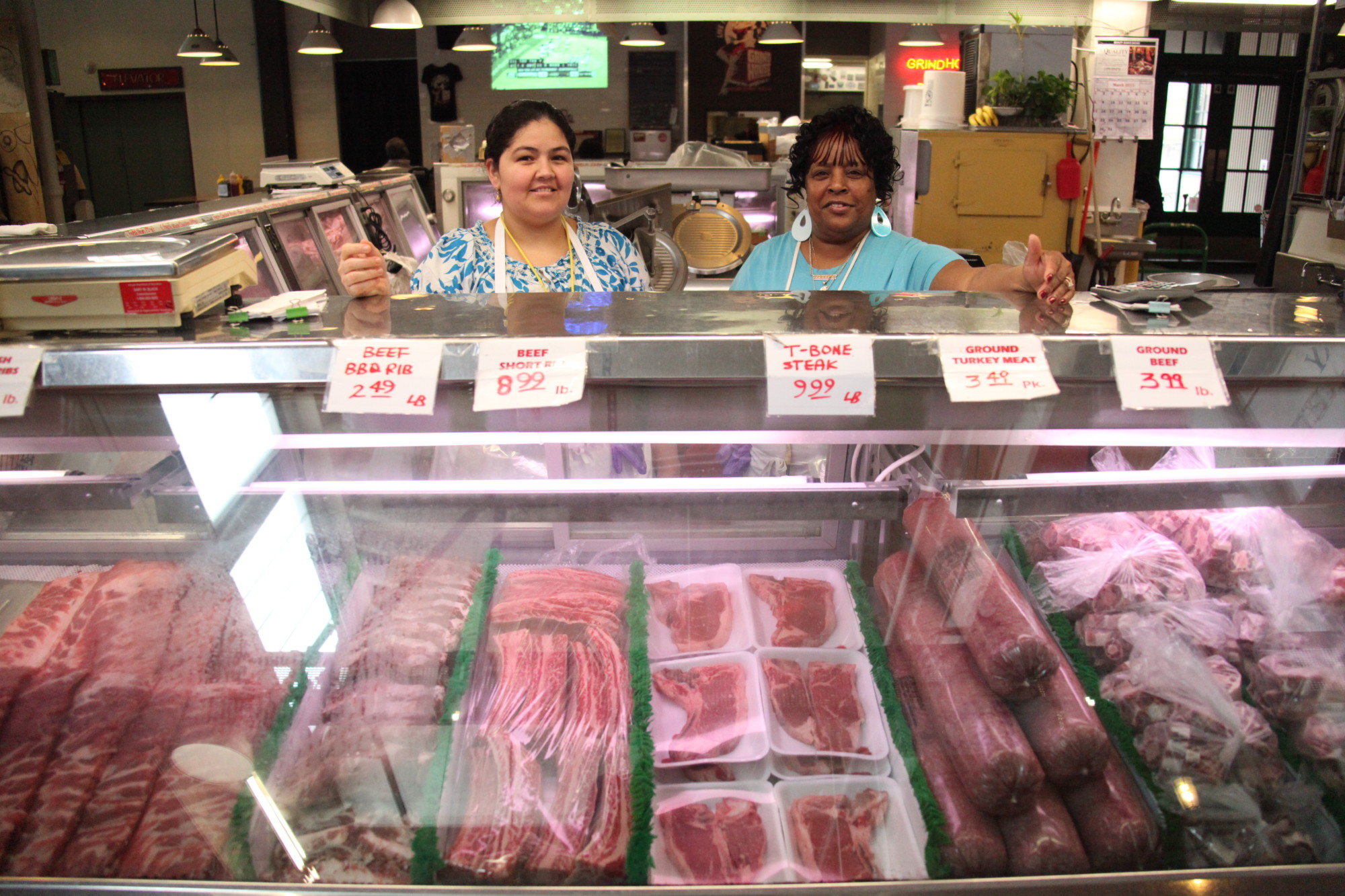 Butcher at The Municipal Market in Atlanta